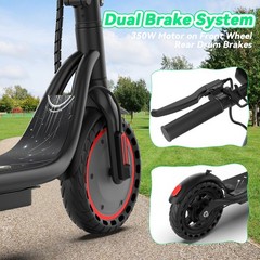 Ladped Electric Scooter for Kids 10+, 350W Motor, Max 12Miles Long Range 19MPH