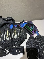 Tippmann Model 98 Custom Paintball Gun + Bag, Paint, Accessories, Pads Etc