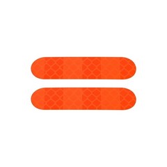 Electric Scooter Reflectors Scooter Reflective Stickers 0.5mm Thick Design