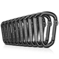 Heavy Duty Carabiner Clips 900 LBS for Hammocks, Camping, Hiking, Dog Leash