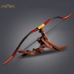 Archery Traditional Longbow Recurve Bow Horsebow Hunting Target 15-50lbs Bow