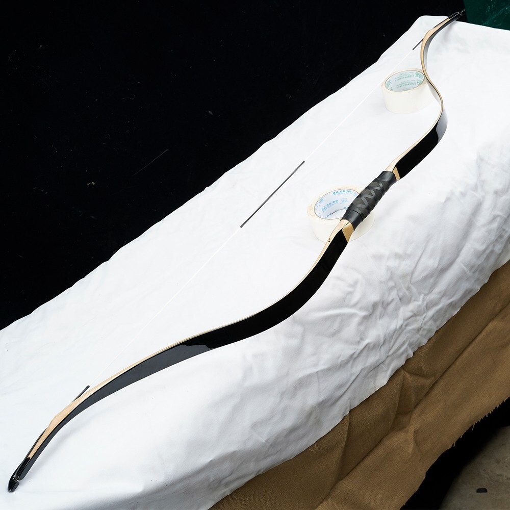 40lbs AF Archery 54» Black Tatar Bow Traditional Recurve Bow Horseback Bow