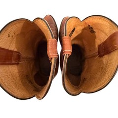 Tony Lama 5084 Western Cowboy Boots Men’s 8.5D Leather Brown Classic Vintage