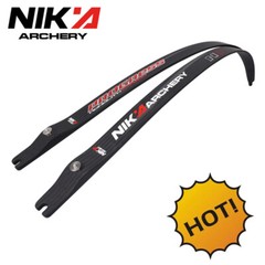 NIKA N3 22-50lbs 68″ Recurve Bow Limbs Carbon Fiber Limb 55% Carbonfibre Content