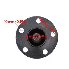 48V 1000W Differential Motor 30″Rear Axle Kit 13×5.00-6 Tire for Trike Golf Cart