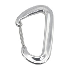 D Shape Clip Carabiner 12KN Aluminium Backpack Hook D Shape Hook Portable