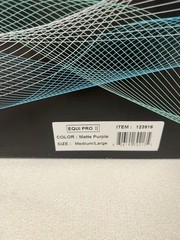 IRH Size Medium/Large Equi-Pro Matte Purple Riding Helmet NIB