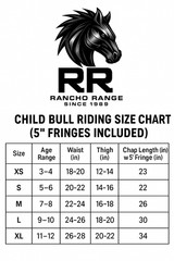 Pro Rodeo Kid Bull Riding Chaps | Western Cowboy Rodeo Gear – Custom Design