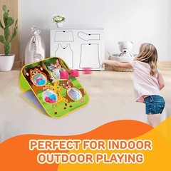 Animal Bean Bag Toss Game Toy Outdoor Toss Game, Family Party Party Supplies for