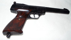 VINTAGE CROSMAN MODEL AIR PISTOL 454 .177 CAL. BB GUN READ!!!!