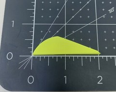 2.0″ Flo Yellow Raptor II R2 Vanes By Norway Industries: Bulk Pack Of 500 Count