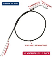 HIAORS 48 inch Throttle Cable for 70cc 90cc 110cc 125cc CRF50 XR50 XR CRF 50 SDG