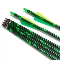 12x 30» Carbon Arrows Compound&Recurve Bow Target 100Grain Hunting Broadheads