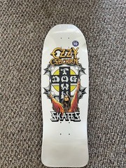 Dogtown Ozzy Osborne Deck. Metallic White Dipped. Brand New.