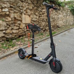 NEW Electric Scooter Seat Adjustable Saddle for Xiaomi M365 Scooter Red + Black