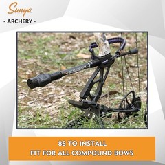 Archery Stabilizer Kit with Damping System, Weights Included