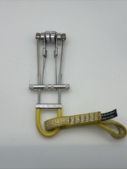Metalius TCU Rock Climbing Cam #2 Protection Hardware Yellow Sling Vintage