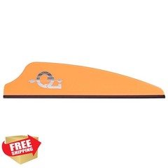 Q2i Fletching vanes ORANGE 2.1″ 100 pack