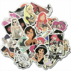 50Pcs Vinyl Decals Graffiti Stickers Bomb Laptop Luggage Skateboard Sticker Pack
