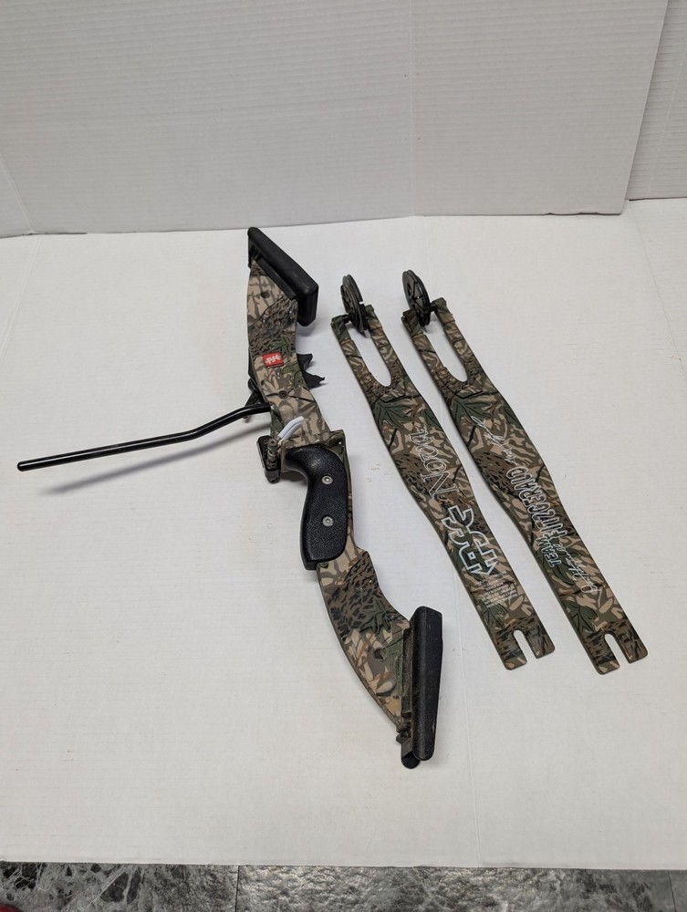 PSE Recurve Takedown Bow Riser with Limbs 27 Draw 55lb Camo Hunting