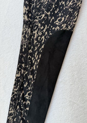 Kerrits Equestrian Riding Tights XS Animal Print Knee Patch Leggings Horseback