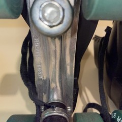 Black Roller derby Roller skates size 6 Stock 365 Labeda Wheels Used See Picts