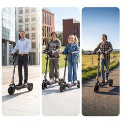 Ausom L1 Foldable Electric Scooter,800W Motor,70km Range,10in Tires E-Scooters