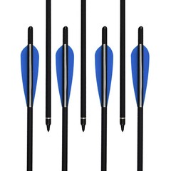 16-22 INCH Carbon Crossbow Bolts Screw In Tip Archery Arrow for Hunting Practice