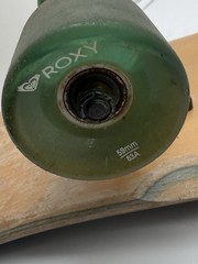 Roxy Shortboard Skateboard 26″ Dreaming Cruiser Beach Scene 59mm 83A Green Truck