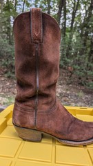 🚨Lucchese Kemo Sabe Handmade Brown Suede Cowboy Boots Men’s US 12 GD9323