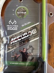 AccuBow 1.0 RealTree Edge Archery Trainer – First Gen NIB Sealed + Phone Mount