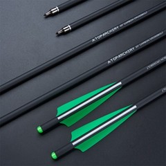 Hunting 20 inch Archery Carbon Crossbow Bolts Half Moon Nock OD 8.8mm Arrows