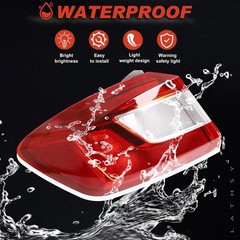 Tail Light Outer Compatible With 2016-2019 Chevy Cruze Sedan Outer Driver Left