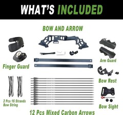 Archery Bows for Adults, Takedown Aluminum Alloy Riser Bow and Arrow Set for …