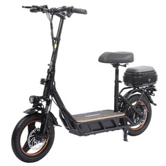 800W 15AH Adults Electric Scooter 34Miles Long Range 10» Tires Folding W/ SeaiJ