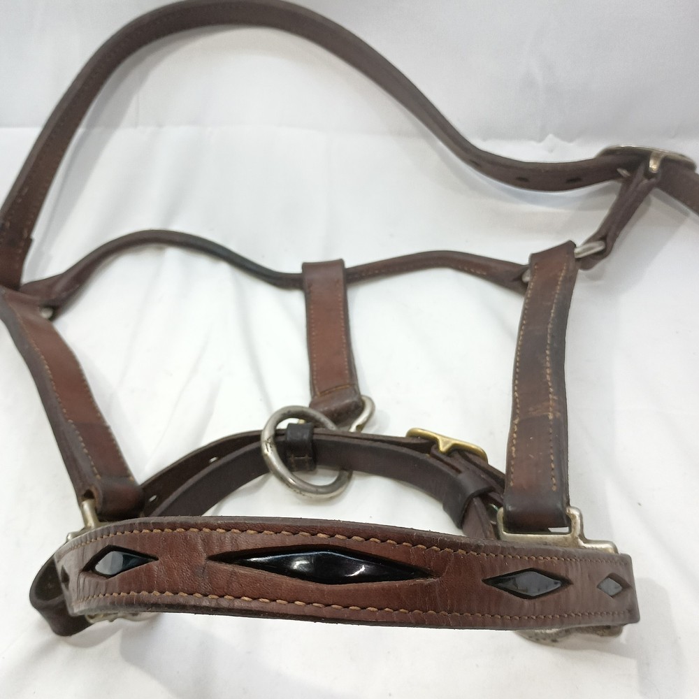 Vintage Leather Simco Halter – Fancy and Rare!
