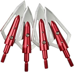 Archery 100 Grain Hunting Broadheads Arrowheads Arrow Heads Tips for Shooting