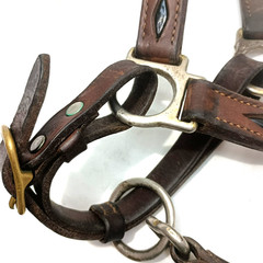Vintage Leather Simco Halter – Fancy and Rare!