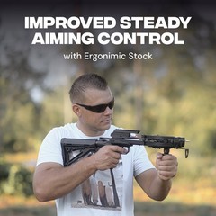 BALLISTA BAT Compound Crossbow with T-Buttstock Fast 330fps Powerful 130lbs