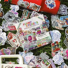 200 PCS Funny Holographic Stickers for Adults, Waterproof Vinyl Sarcastic Mem..