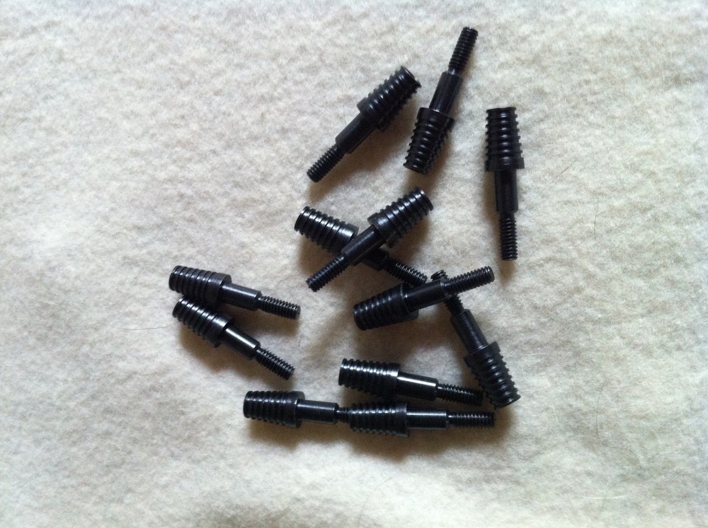 Steel Broadhead Adapters 11/32 75grs 1/2 dozen (6)