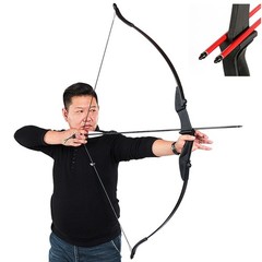 57″ 20/30/40lbs Archery Takedown Recurve Bow Target Practice Arrows for RH&LH
