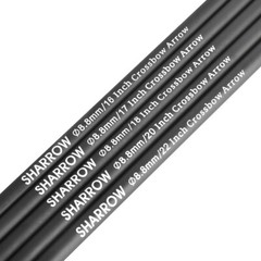 16″ 17″ 18″ 20″ 22″ Crossbow Carbon Arrows Shaft ID7.6mm Archery Hunting