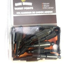 Game Winner 5/16 125 Grain Aluminum Carbon Arrow Target 12 Count New