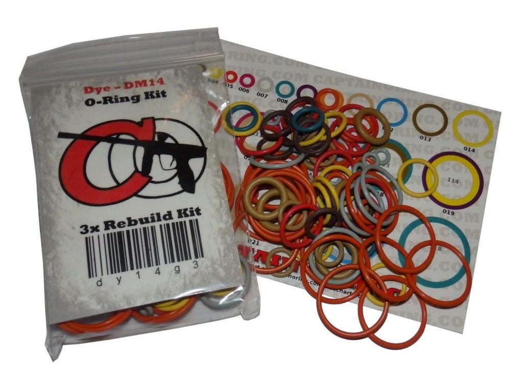 DLX Luxe ICE – Color Coded 3x Oring Rebuild Kit