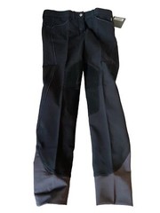 Devon-Aire Womens Signature Jupiter Knee Patch Breeches 573 Black 28 NWT Riding