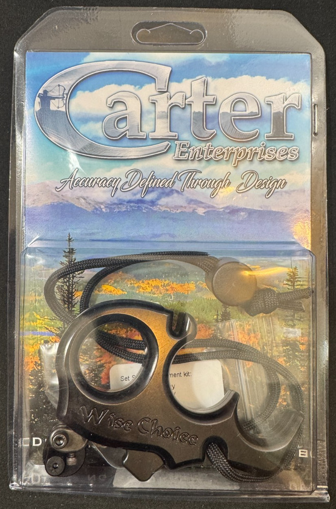 Carter Enterprises Release Aid Wise Choice 24 Three Finger Black New