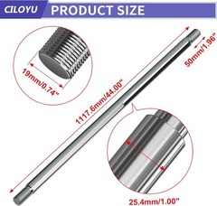 Heavy Duty 44in Go Kart Live Axle Kit 1in Diameter Steel ATV Buggy Quad Tool
