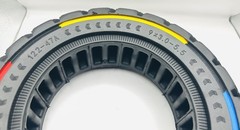 Ulip-Honeycomb Tire -Tubeless Solid Tire Compatible for 9 x 3.0- 5.5 / 122-47A
