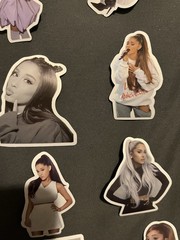 10 PCs Random ~2×2” Ariana grande stickers (unofficial) Vinyl Glossy Finish